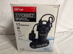 Everbilt Submersible Sump Pump - 1/3 HP