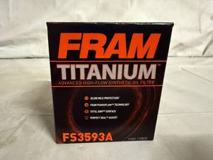 lot 56 image: 6 Fram Titanium Oil Filters - FS3593A