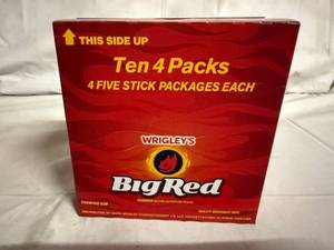 lot 110 image: 4 x 10 Packs of Big Red Gum