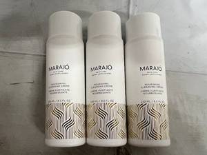 lot 268 image: 3 Bottles of Marajo Hair Care Nourishing Cleansing Creme