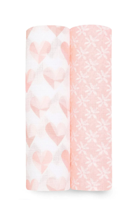 lot 251 image: Aden Anais Swaddles Cotton Muslin Baby Blankets (2 Count)