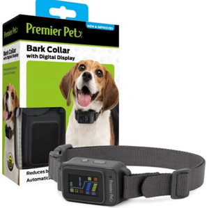 lot 254 image: Premier Pet Bark Collar with Digital Display, Multiple corrections, including tone, vibration and static stimulation