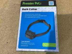 lot 615 image: Premier Pet Bark Collar Rechargeable