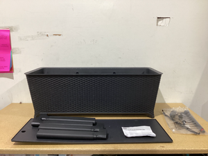 lot 625 image: Keter Splendor 31.7 Gallon Raised Garden Bed with Self Watering Planter Box and Drainage Plug