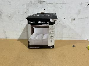 lot 354 image: Allswell Ultra Plush Pillow Top Mattress Topper, Queen