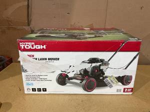 lot 66 image: Hyper Tough 20-Inch 125cc Gas Push Walk Behind Mower with Briggs & Stratton Engine