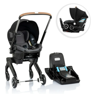 lot 58 image: Evenflo Shyft DualRide Infant Car Seat Stroller Combo with Carryall Storage