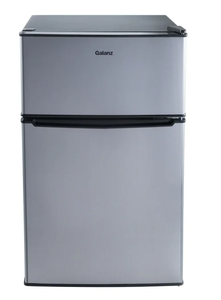 lot 60 image: Galanz 3.1 Cu ft Two Door Mini Fridge with Freezer