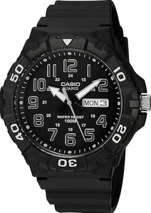 lot 126 image: Casio MRW200H Series  Mens Analog Watch  Sporty Design  100 Meter Water Resistance