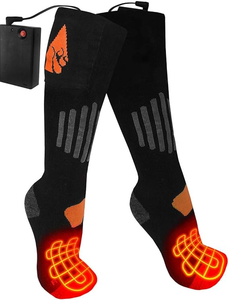 lot 130 image: SmallMedium ActionHeat AA Battery Heated Socks - Unisex Warm Socks wBuilt-in Heating Panels