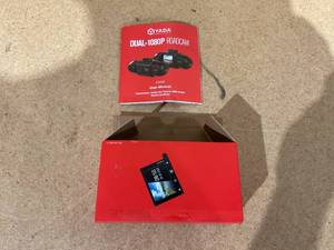 lot 165 image: Yada Roadcam Dual Two-Way Recording Dash Cam with 1080p Front and Interior Cabin View