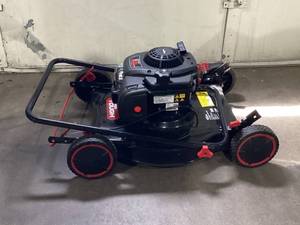 lot 46 image: Hyper Tough 20-inch 125cc Gas Push Walk Behind Mower with Briggs & Stratton Engine