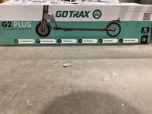 lot 48 image: GOTRAX G2Plus Foldable Electric Scooter for Adult Teens Age of 8 with 6 Tires, 200W 12mph