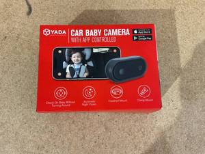 lot 186 image: Yada Wireless in-Car Fhd 1080p Portable Baby Monitor Camera With App Control & Record