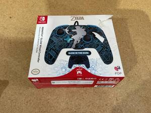 lot 194 image: PDP REMATCH GLOW Wired Controller Sheikah Shoot For Nintendo Switch, Nintendo Switch