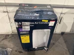 lot 36 image: LG 10000 BTU (14000 BTU ASHRAE) Dual Inverter Portable Air Conditioner with Smartphone control, Rooms up to 500 Sq. ft