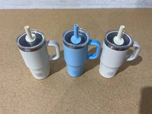 lot 311 image: LOT OF 3 YAYA My First Travel Tumbler for Toddlers 3 with Reusable Straw and Spill-Safe Lid, 12oz