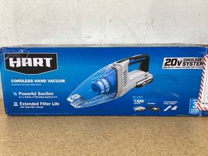 lot 649 image: HART HPHV33B Cordless Hand Vacuum 1.5 Ah Lithium Battery 20 Volt
