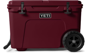 YETI Tundra Haul Wheeled Hard Cooler Wild Vine Red