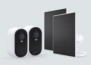 lot 17 image: ARLO The Essential 2K Camera & Solar Panel Starter Plus Bundle