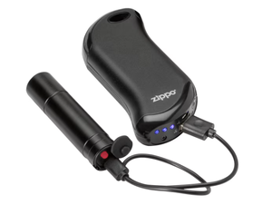 lot 169 image: Zippo Heatbank 9s Rechargeable Hand Warmer and Flashlight