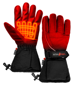 lot 430 image: ActionHeat AA Battery Heated Snow Gloves LXL