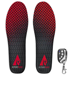 lot 431 image: ActionHeat Rechargeable Heated Insoles with Remote LXL