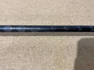 lot 333 image: Berkley 7 Lightning Rod Casting Rod, One Piece Casting Rod Medium Heavy