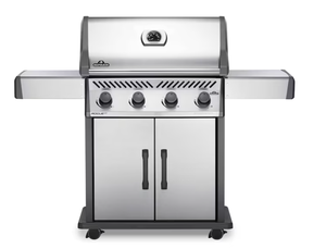 lot 8 image: NAPOLEON Rogue XT 525 Stainless Steel 4 -Burner Natural Gas Grill with Integrated Smoker Box