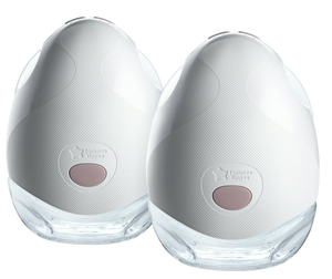 lot 31 image: Tommee Tippee Double Electric Wearable Breast Pump, Hands-Free, in-Bra Breastfeeding Pump