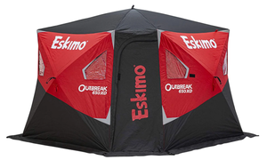 lot 50 image: Eskimo Outbreak 650XD Portable Insulated Ice Fishing Shelter