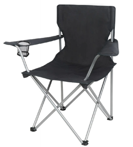 lot 189 image: Ozark Trail Basic Quad Folding Camp Chair with Cup Holder