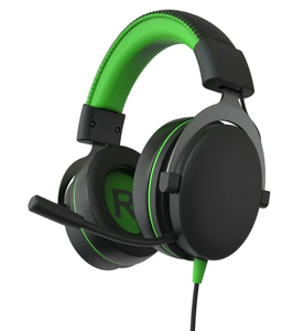 lot 215 image: Onn. Xbox Wired Video Game Headset with 3.5mm Connector, Flip-to-Mute Mic