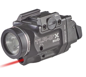 lot 479 image: Streamlight TLR-8 X SUB GUN LIGHT WITH RED LASER