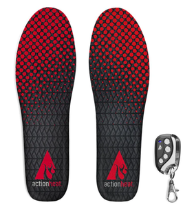 lot 528 image: LXL ActionHeat Rechargeable Heated Insoles with Remote