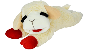 lot 644 image: LOT OF 3 Multipet Lamb Chop Dog Plush Toy - Squeaky Toy for All Dogs