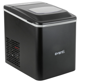 lot 674 image: Avanti Ice Maker Mighty Ice Countertop Design Makes 26 Pounds of Bullet-Shaped Ice Cubes in 24 Hours