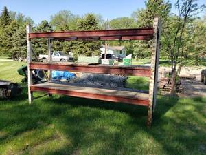 lot 6 image: Heavy Duty Pallet Racking- 106 x 34 x 7