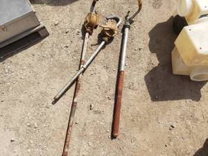lot 54 image: 3 hand pumps