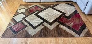 lot 27 image: Set of Two Area Rugs