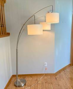 Three Light Arc Floor Lamp