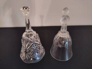 lot 67 image: Two CrystalGlass Bells