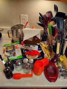 lot 54 image: Huge Lot of Kitchen Utensils 