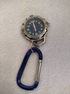 lot 108 image: Stainless Steel Clip-On Watch