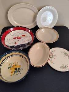 lot 56 image: Lot of Asst Serving Bowls