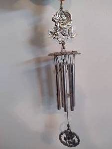 lot 83 image: Silver Tone Windchime