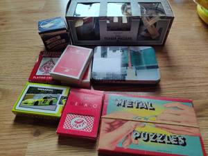 lot 84 image: Asst Puzzles & Cards