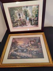 lot 119 image: Cottage Feel Framed Art - Signed