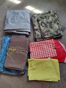 lot 162 image: Tarps & Outdoor Tablecloths