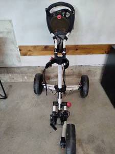 lot 155 image: Caddytek CaddyLite 3-Wheel Golf Push Cart